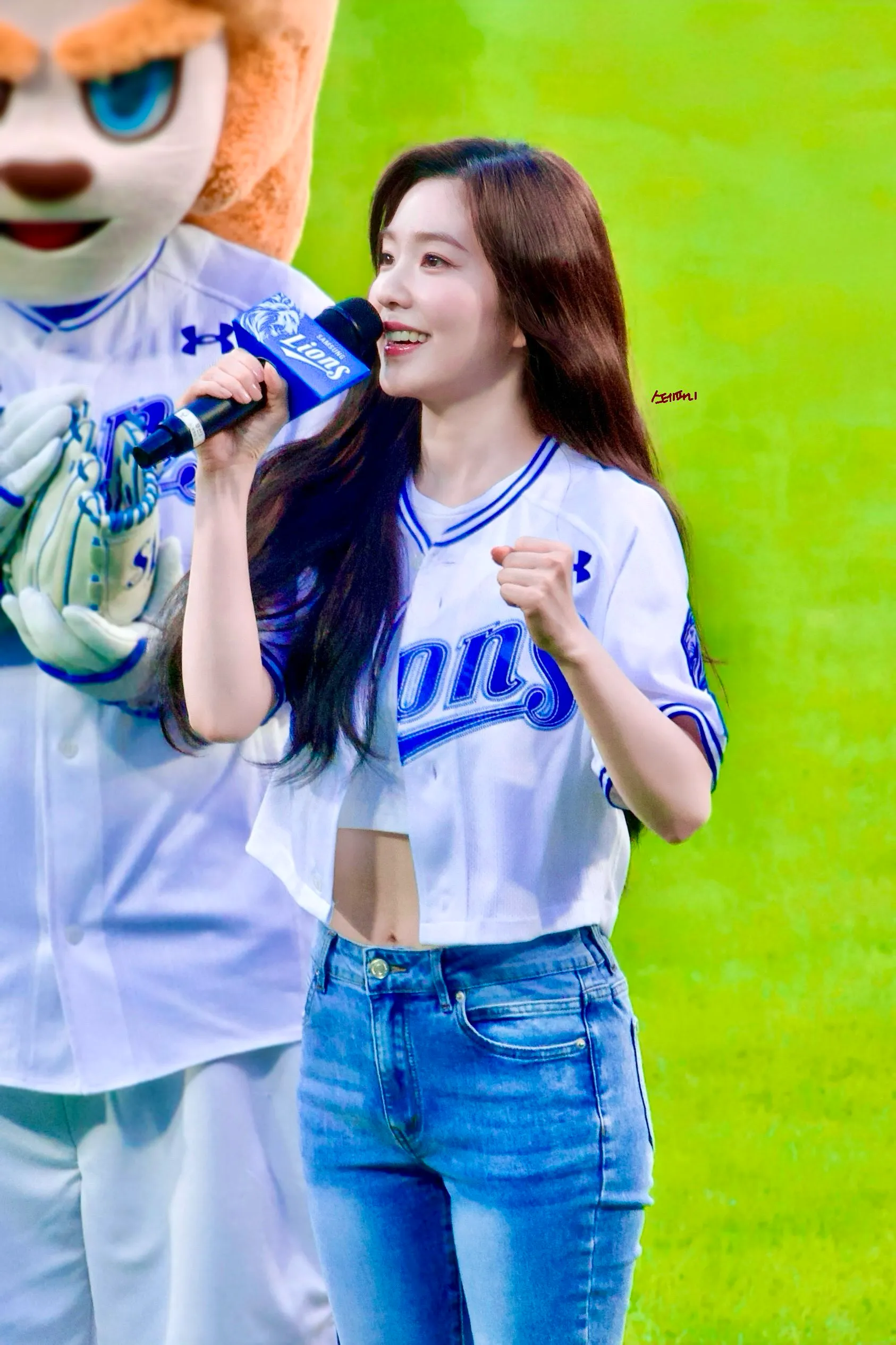 존예~ 레드벨벳 아이린 삼성 시구